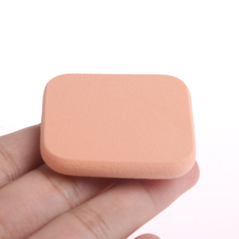 Nude color square meters cosmetic makeup powder puff