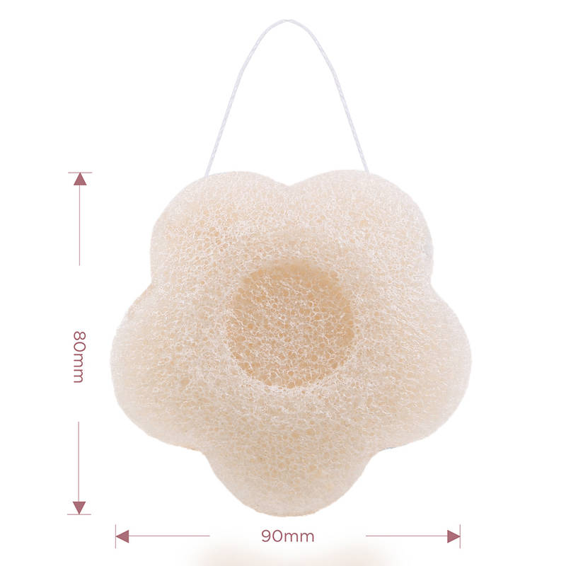konjac sponge flower shape white size