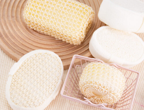 Custom Logo Natural Sisal Face Sponge Eco Friendly Deep Cleansing Sponge Skincare Tool